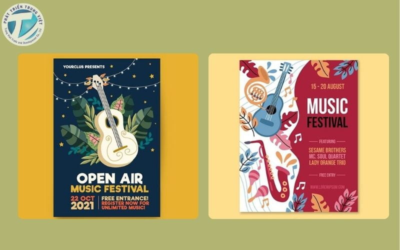 Chọn bố cục hợp lý khi thiết kế poster
